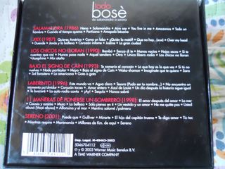 LOTE 16 LIBRO-CD MIGUEL BOSÉ + BOX TODO BOSÈ
