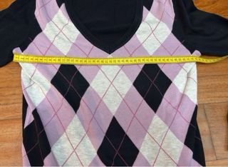 Jersey Tommy Hilfiger Argyle 100% algodón