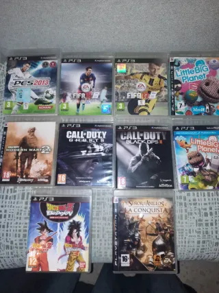 Lote 10 Juegos PS3: FIFA, Call of Duty, PES, Drago