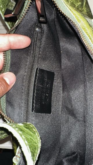 Borsetta The genuine leather verde