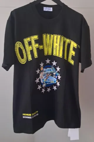 T-shirt Off-White Nera Taglia M Stars Tee