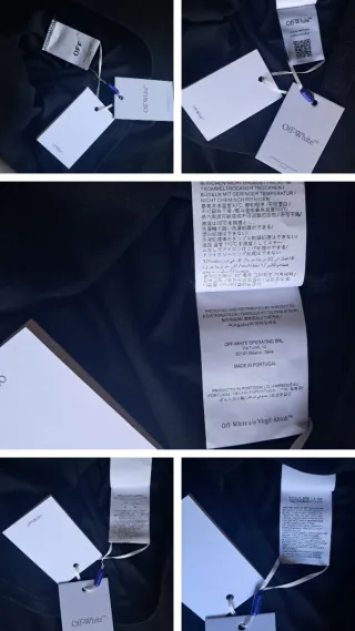 T-shirt Off-White Nera Taglia M Stars Tee