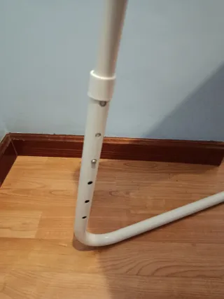 Mesa auxiliar plegable multiusos blanca