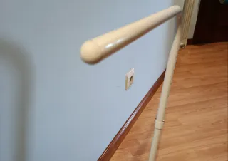 Mesa auxiliar plegable multiusos blanca