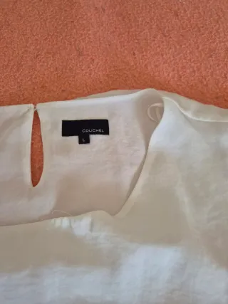 Camisa de señora blanca,  doble capa