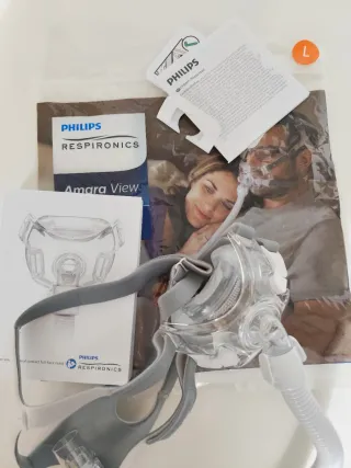 Mascarilla Philips Amara View Talla L