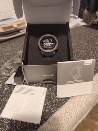 Reloj Garmin Instinct Tactical Beige/Azul