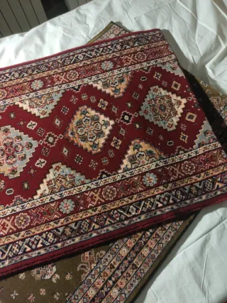 2 Tappeti in Lana Belga 90x67