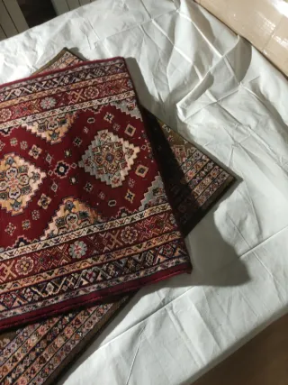 2 Tappeti in Lana Belga 90x67