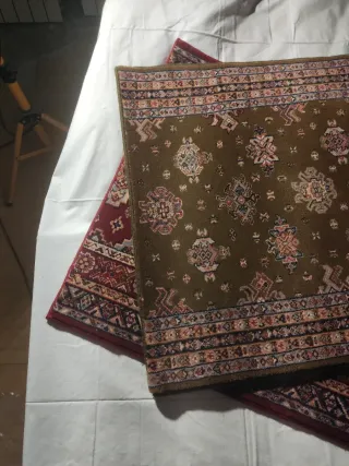 2 Tappeti in Lana Belga 90x67