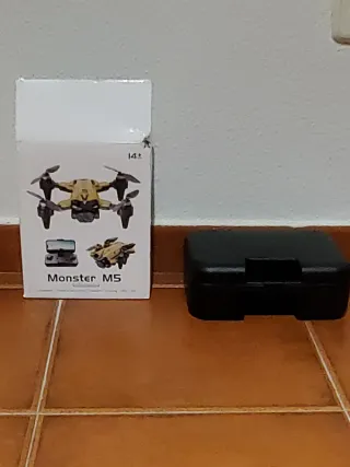 Dron Monster M5 Profesional Amarillo