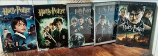 Lote 5 Películas Harry Potter DVD Ed. Especial