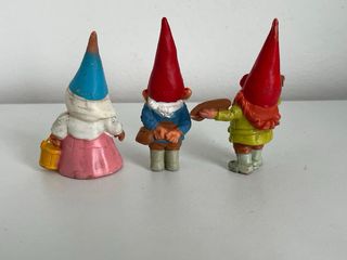 Lote 3 Figure Gnomi PVC Anni '80