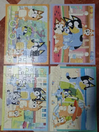 Puzzles Frozen, bluey, baby shark y patrulla canin