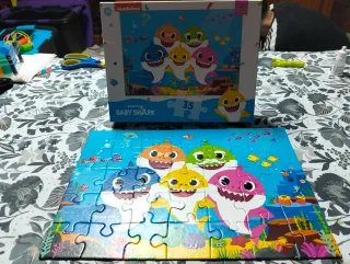 Puzzles Frozen, bluey, baby shark y patrulla canin