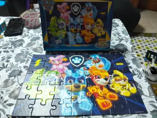 Puzzles Frozen, bluey, baby shark y patrulla canin
