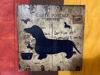 Cuadro Decorativo Perro Dachshund