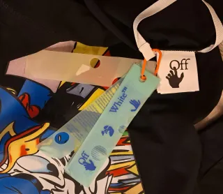 T-shirt Off-White Donald Duck Nera Taglia L