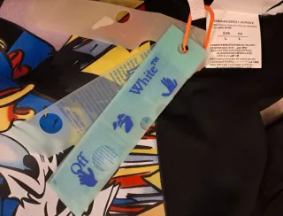 T-shirt Off-White Donald Duck Nera Taglia L