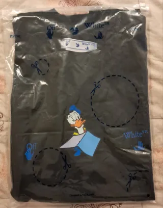 T-shirt Off-White Donald Duck Nera Taglia L