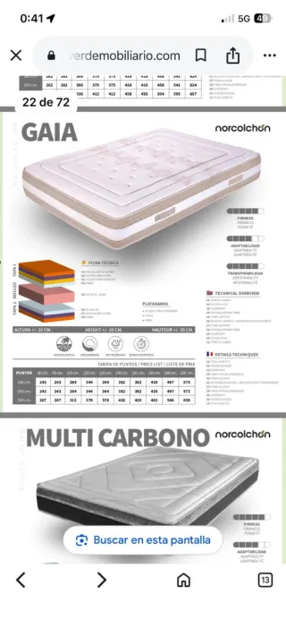 2 canapés 90 + 1 colchón nuevo