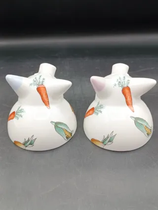 Salero y pimentero Villeroy Boch cerditos