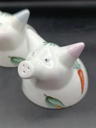 Salero y pimentero Villeroy Boch cerditos