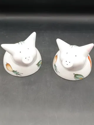 Salero y pimentero Villeroy Boch cerditos