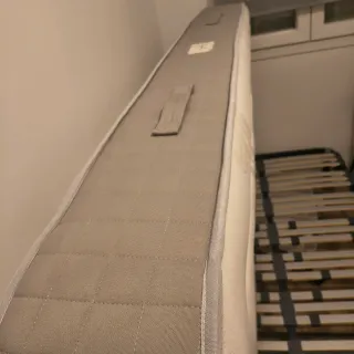 Somier 105cm con patas y colchón