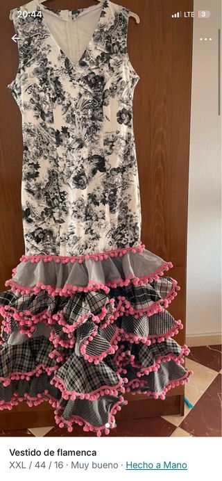 Traje de flamenca XXL