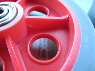 8 Ruedas de goma para carritos