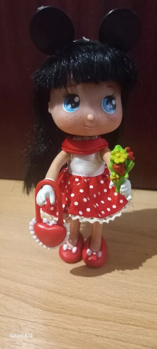 Muñeca I Love Minnie con Coche