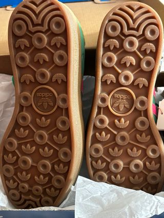 Adidas Gazelle Verde y Rosa Completamente nuevas