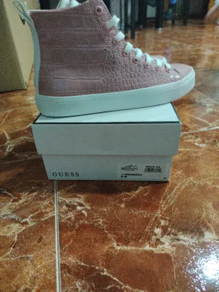 Zapatillas Guess Elga Mujer Rosa Talla 38