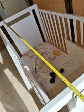 Cuna Trama con colchón y nórdico