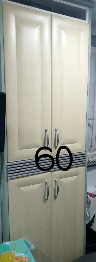 Muebles de Cocina Beige y Verde