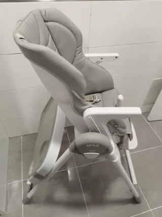 Trona Jane Mila Polipiel Gris