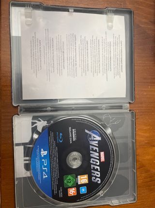 Steelbook Marvel Avengers - Código sin canjear