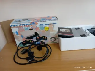 Consola Creation con 2 mandos y cables