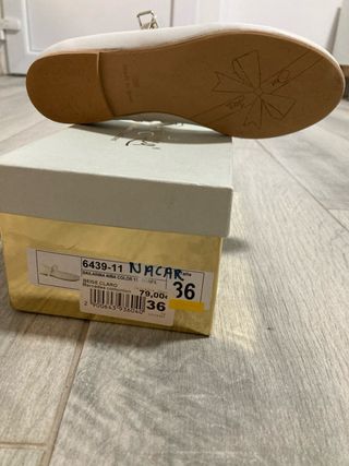 Zapatos comunión niña piel