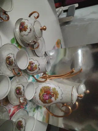 Juego de café vintage 8 servicios de Durability