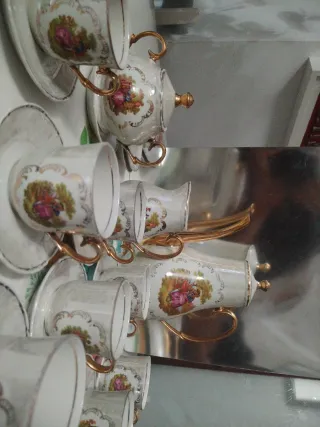 Juego de café vintage 8 servicios de Durability