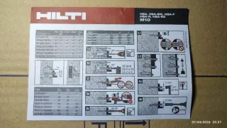 Anclajes HILTI HSA