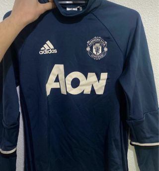 Sudadera Adidas Manchester United Azul