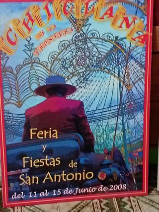 Cartel Feria Chiclana de la Frontera 2008 ,2003.