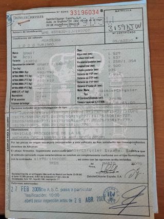 Se vende por poco uso, muy buen estado. ITV/27.