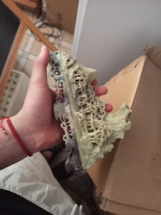 Talla a mano arte chino piedra jabón