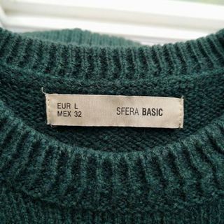 Jersey Sfera Verde Bosque Oversize Talla L