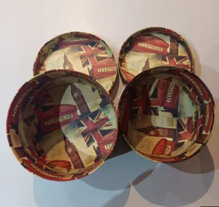 Lote 2 Cajas Decorativas Londres
