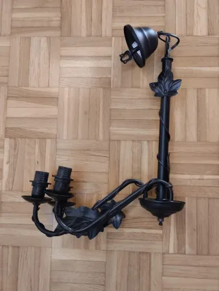 Lámpara de techo negra 3 brazos